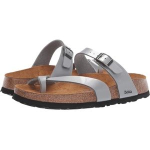 Birkenstock Betula sandals 42 in silver New With Tags